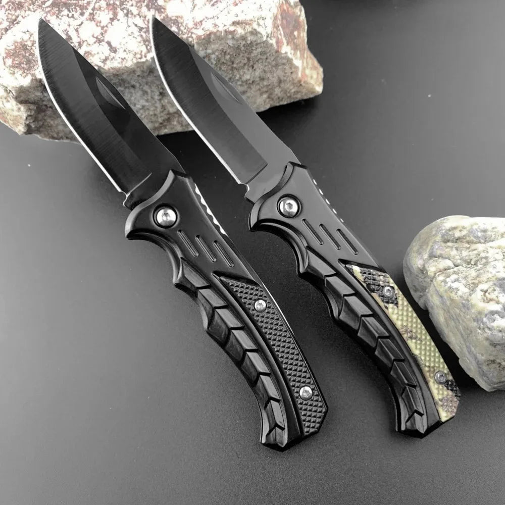Folding knife Stainless steel High-hardness Pocket knife Outdoor Fishing knife Survival knife for Men