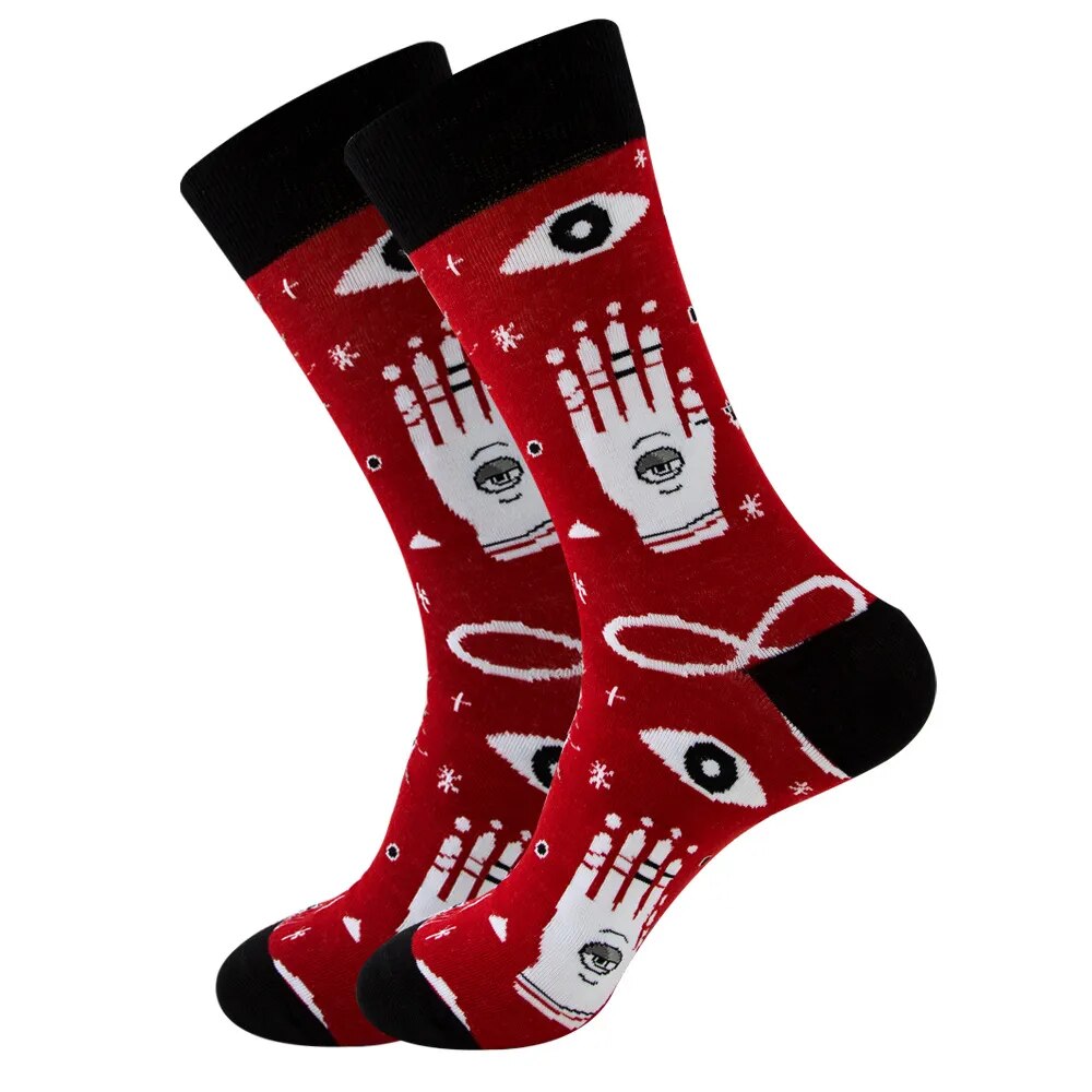 Halloween Fun Print Cartoon Socks