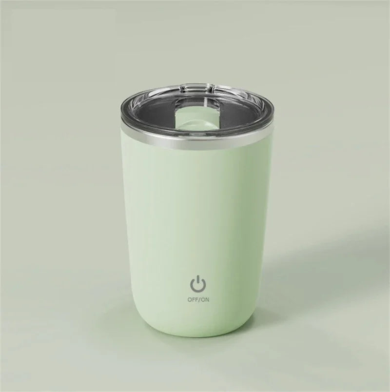Self-Stirring Mug 304 Stainless Steel Rechargeable Magnetic Mug Milk Mixing Cup Smart Mixer Water Bottle