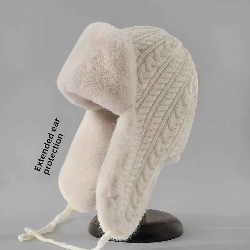 Extended Ear Flaps - Windproof Winter Cap