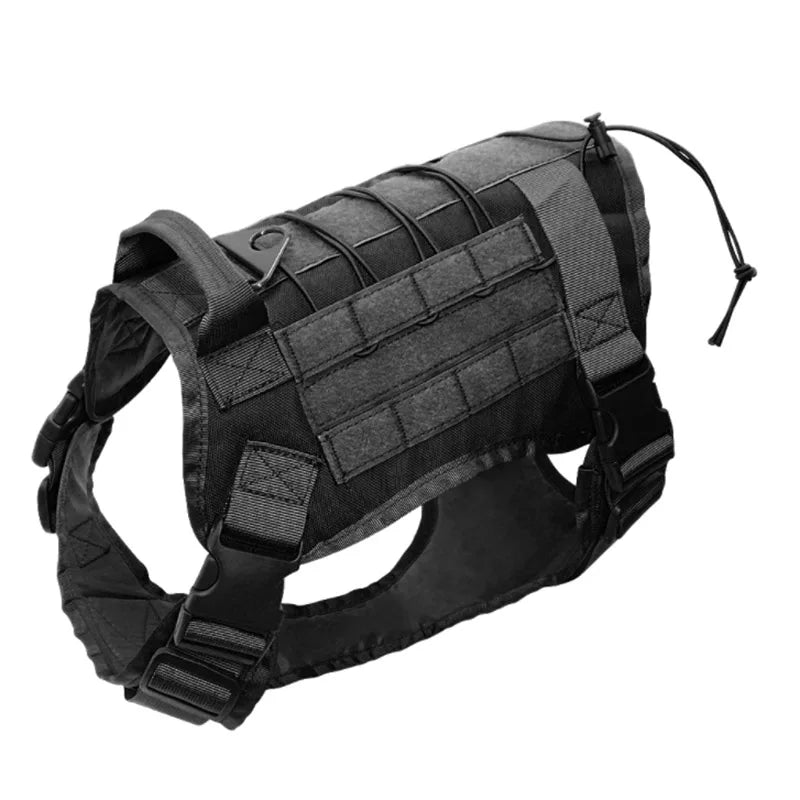 Tactical Camouflage Dog Vest Harness for Medium and Large Dogs，Easy Control and Comfortable for Hiking ，Training, and Outdoor