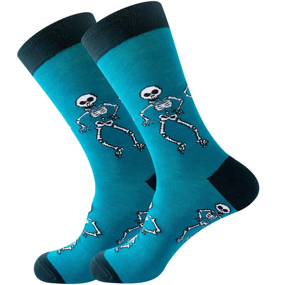 Halloween Fun Print Cartoon Socks