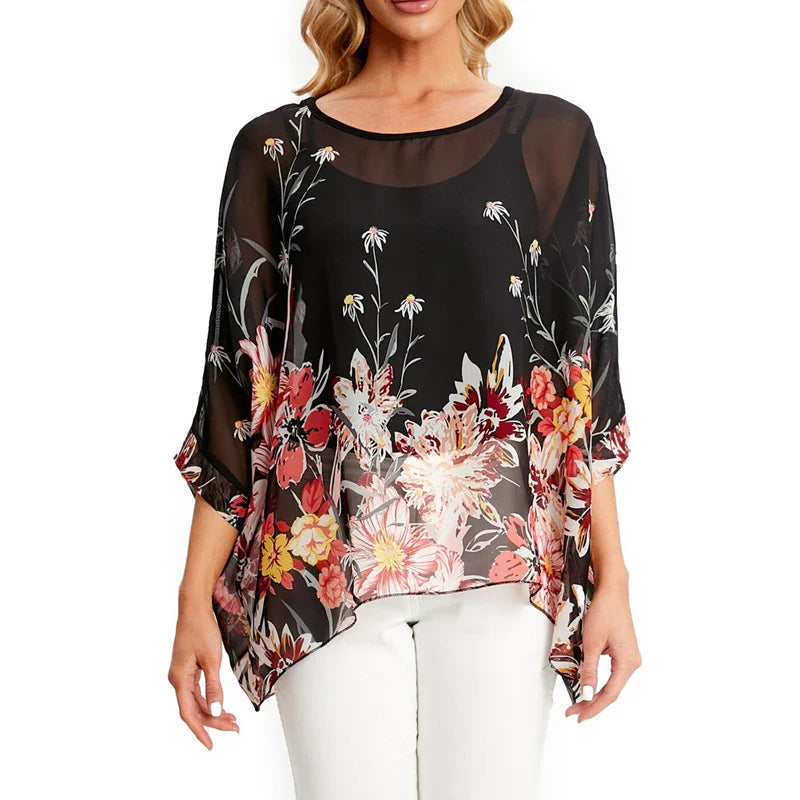 BHflutter 4XL 5XL 6XL Plus Size Women Blouse 2022 Sexy Off Shoulder Leopard Print Summer Tops Tees Casual Chiffon Blouses Shirts