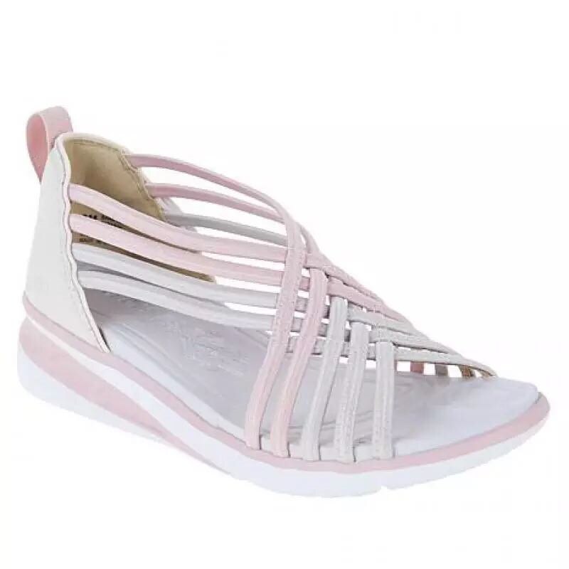 Women's Roman Sandals 2022 Summer New Fashion Wedge Cross-Tie Fish Mouth Shoes Sexy Adult Breathable Beach Sandalias De Mujer