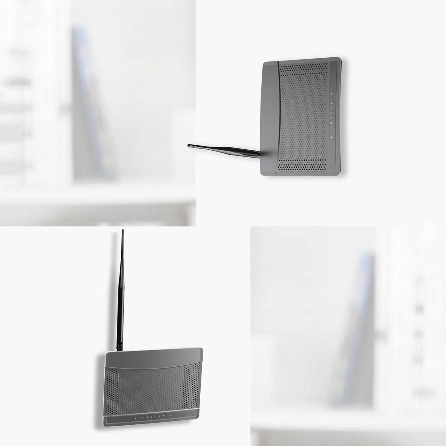 Router Tablet Wall Mount Adjustable 90 Degrees Rotating Tablet Holder ForIpad/Kindle/e-Reader Universal Tablet Support Bracket