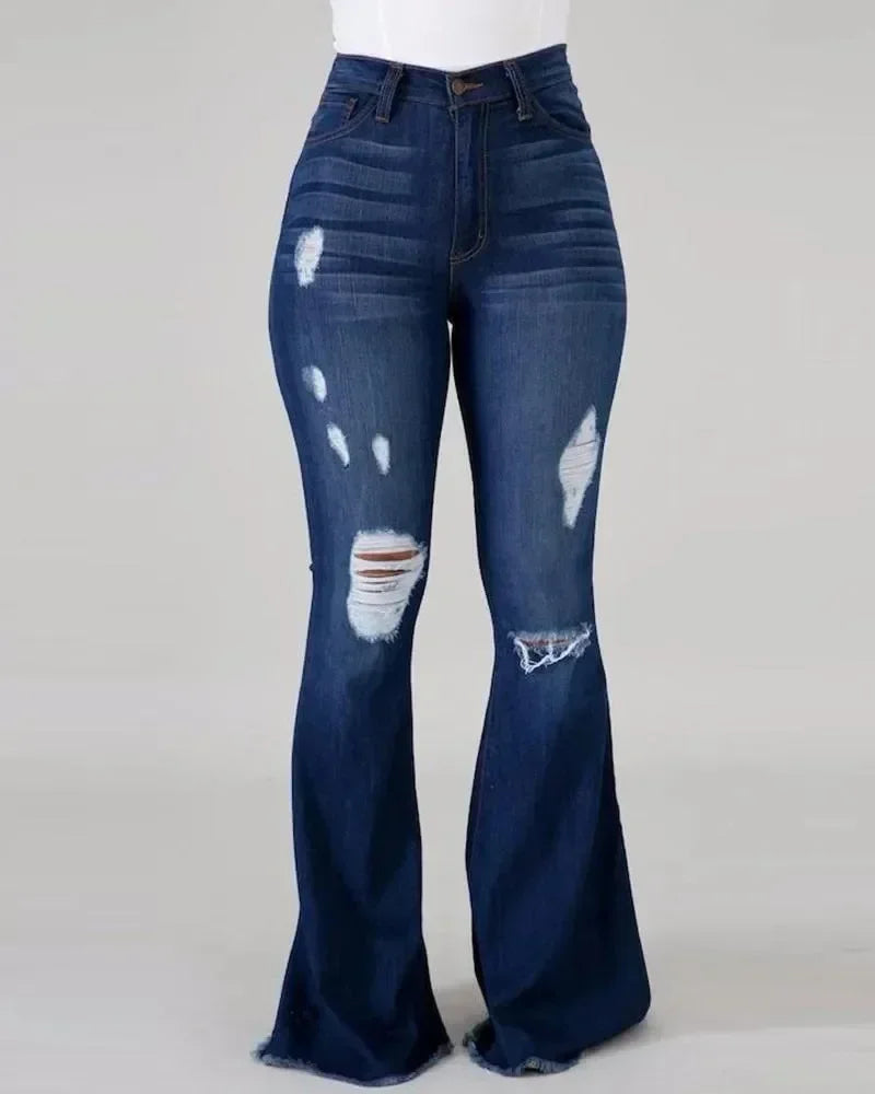 New 2026 Casual Jeans High Waist Jeans for Women Fashion Slim Hip Lift Stretch Denim Pants Street Casual Female Trousers S-3XL