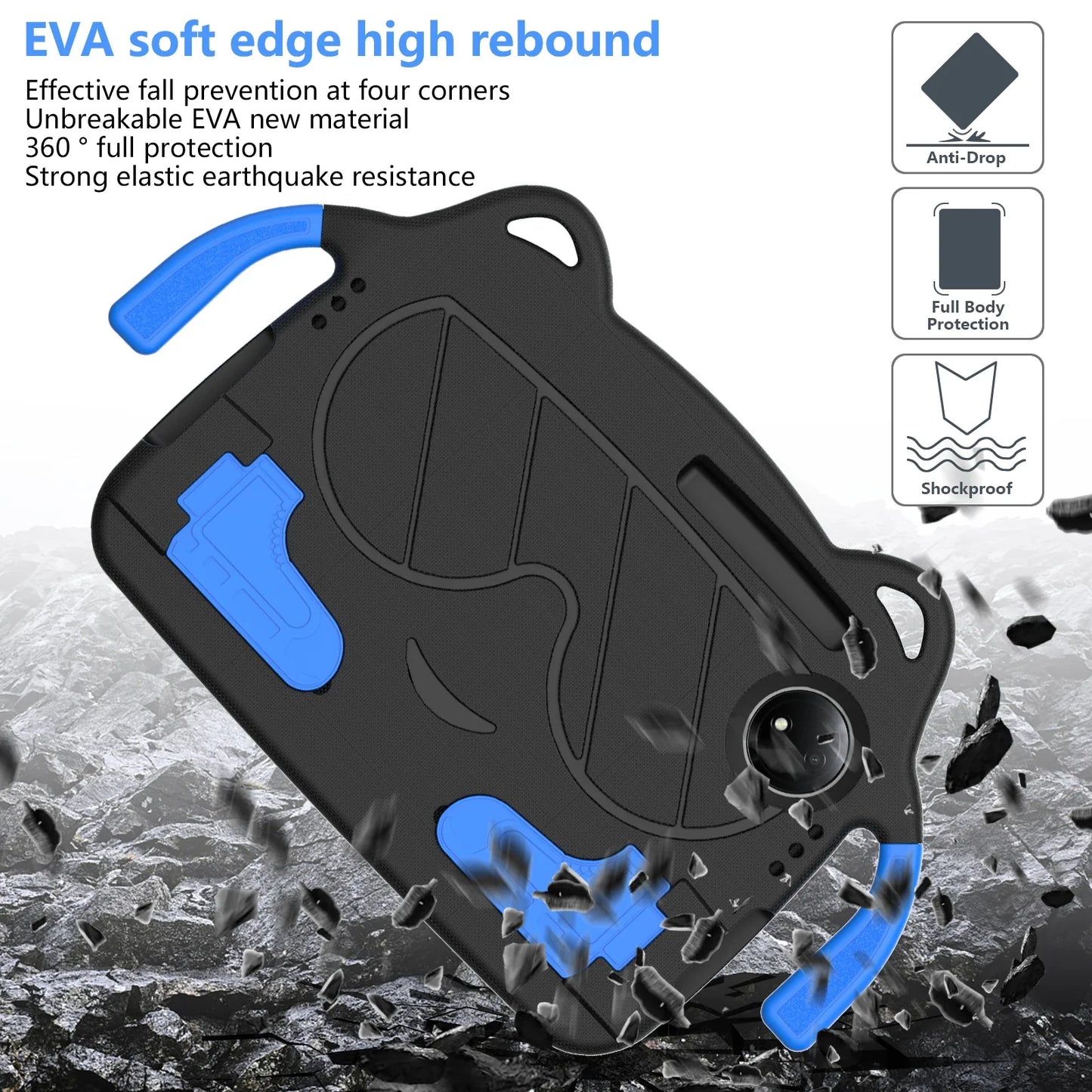 Cartoon EVA+PC Case For Redmi Pad SE 8.7" 2024 Tablet Safe Cover For Redmi Pad SE 4G 2024 tablet protective case with Kickstand