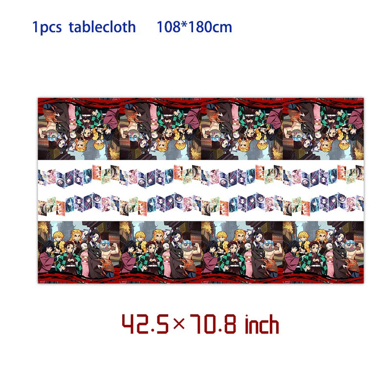 Anima Demon Slayer Party Decoration Supplies