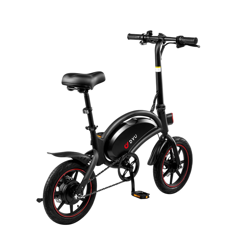 D3F Adult e-bike 250W, 36V10AH Battery, Electric Bike 14 Inch Tire Folding E-bike.