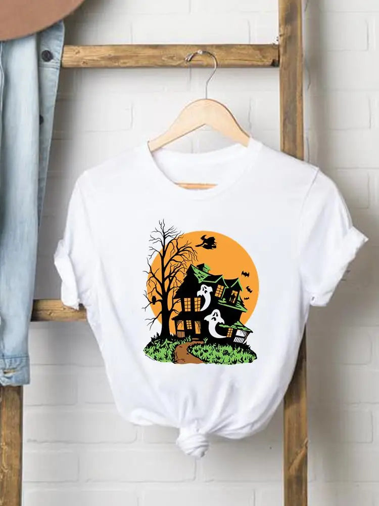 Bee Trend Style Cute Tees Clothes Halloween Thanksgiving Fall Autumn Style T Ladies Clothing Women Graphic Print T-shirts