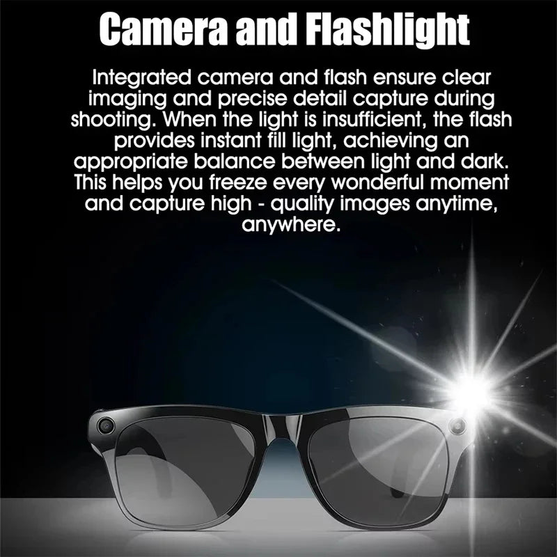 Xiaomi 8K HDSmart Glasses AI GPT, Camera, Bluetooth Call, 260Mah Battery, Voice Assistant ,Translate, office, Identify Objects.