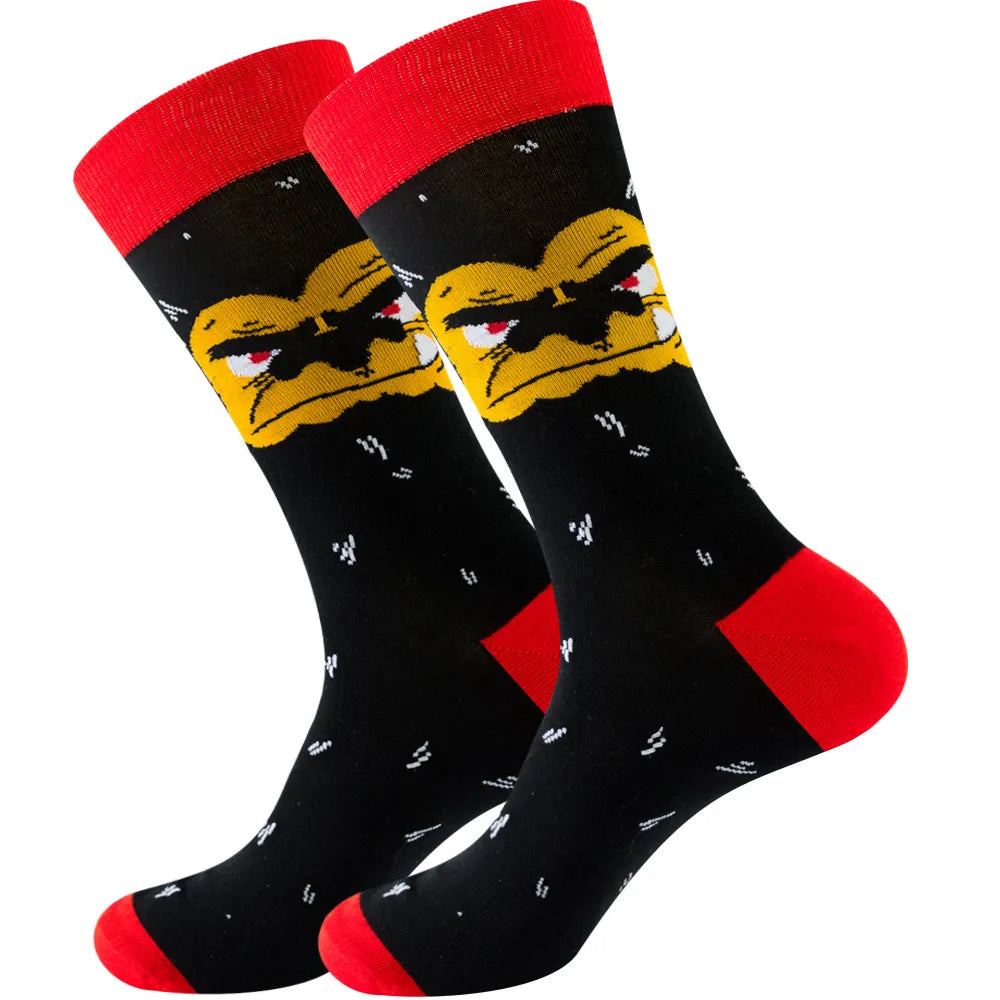 Halloween Fun Print Cartoon Socks