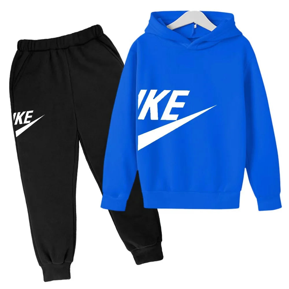 Kids Clothes Boys & Girls Autumn Long Sleeve Hoodies & Pants 2 Pieces Sets.