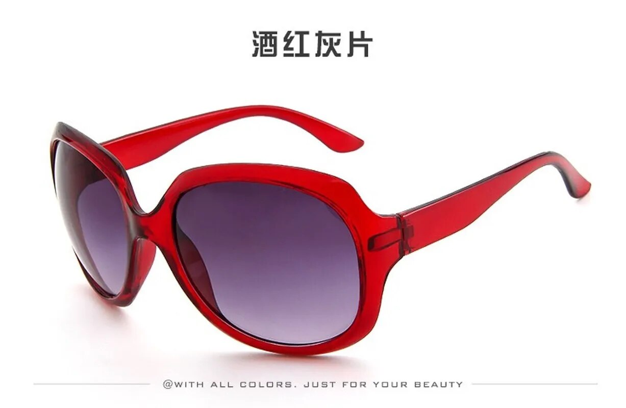 New Fashion Large Frame Sunglasses, European and American Fashion Glasses, Women's Street Photography, Vacation Sunglasses