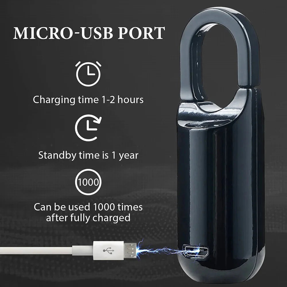 Locker Fingerprint Padlock Smart Keyless Lock