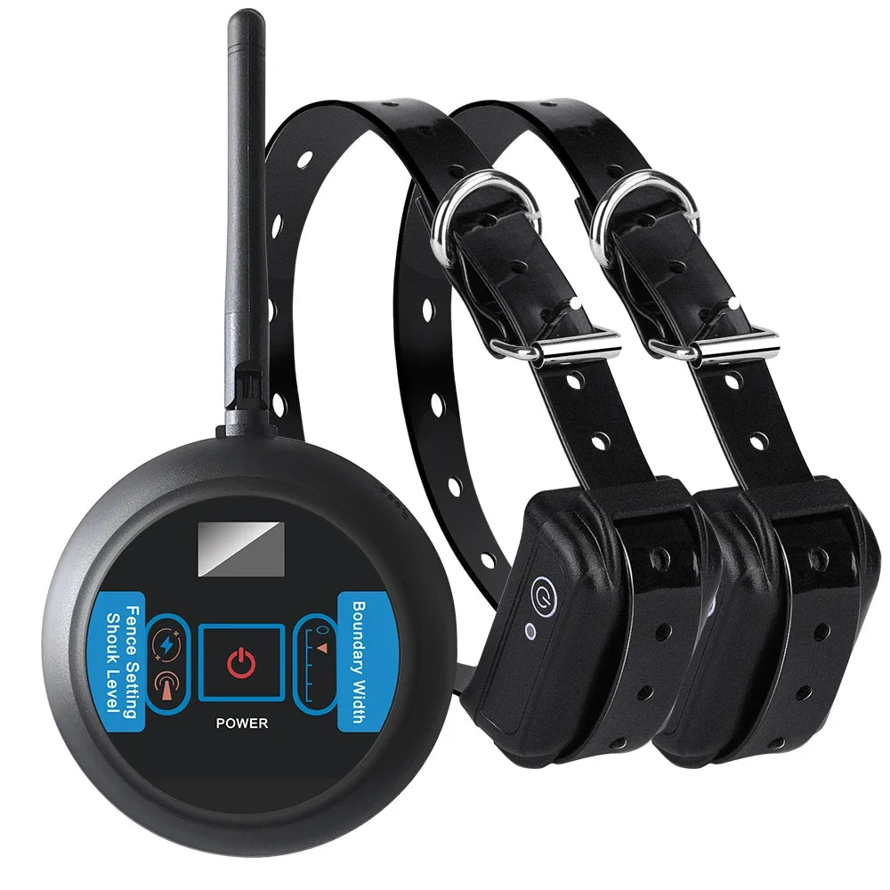 Wireless Dog Fence, Electric Dog Collar Fence,Pet Containment System, Adjustable Warning Strength, Rechargeable, Harmless and Su