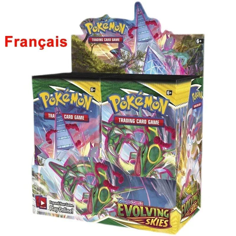 Pokémon Cards TCG: 324Pcs Scarlet & Violet Evolutions Booster Box 36 Pack Box Rare Booster Pack Vamx Collectible Card Toys Gifts