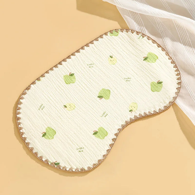 Newborn Baby 10-layer Cotton Gauze Flat Pillow Newborn Pillow Towel Baby Cloud Pillow Anti-vomiting Pillow