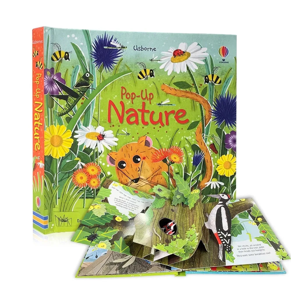 Kids Pop Up 3D Flap Picture English Books Fairy Tales Bedtime Reading Book Enlighten Learning Toys Children Gift Montessori