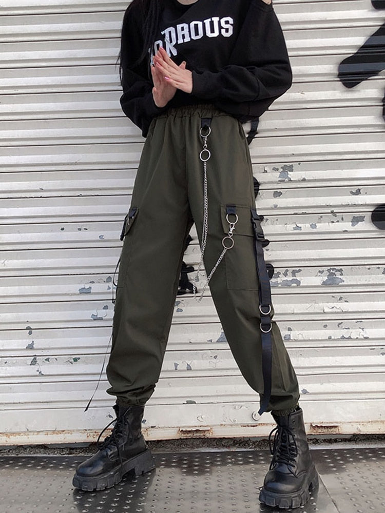 EtherealBe fashion jogger pants for women - Cargo Streetwear