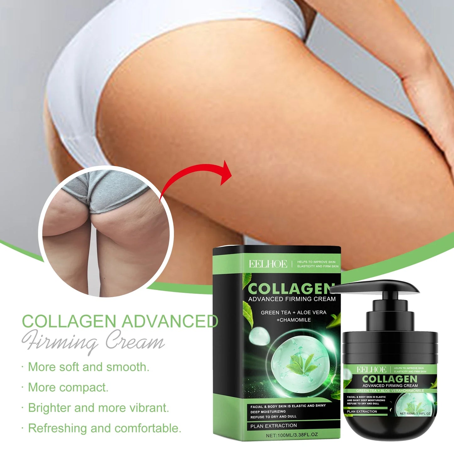 Collagen Firming Body Cream Prevent Skin Dryness Improve Rough Deeply Moisturize And Nourish Smooth Skin Body Care Product 120ml