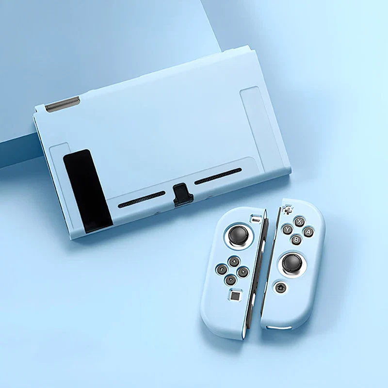 Protective Case Compatible with  Switch OLED Console and Joy-Cons,Switch Can Be Inserted in Dock with Shell Nintendo Switch Skin