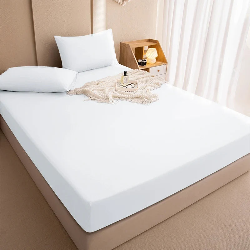 100% Waterproof Mattress Covers Protector Adjustable Bed Fitted Sheets With Elastic Band Single Double King Size 140/160/180x200