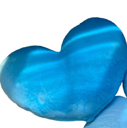 DUNXDECO Pillow Heart Shape Cushion Romantic Fresh Macaroon Umbrella Carved Stuffed Plush Fleece Doll Love Present Seat Cushion