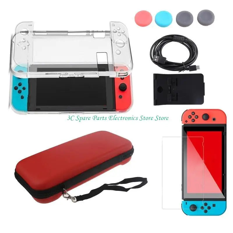 SZ Storage Bag Waterproof Case for Game Switch Screen Protector Console Game