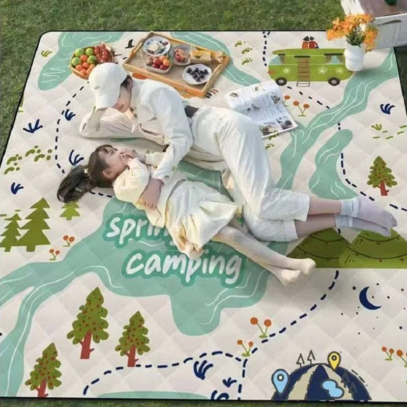 Camping Mat Outdoor Portable Ultra-light Waterproof Picnic Blanket Nature Hike Car Travel Tent Mat Beach Equipment Supplies