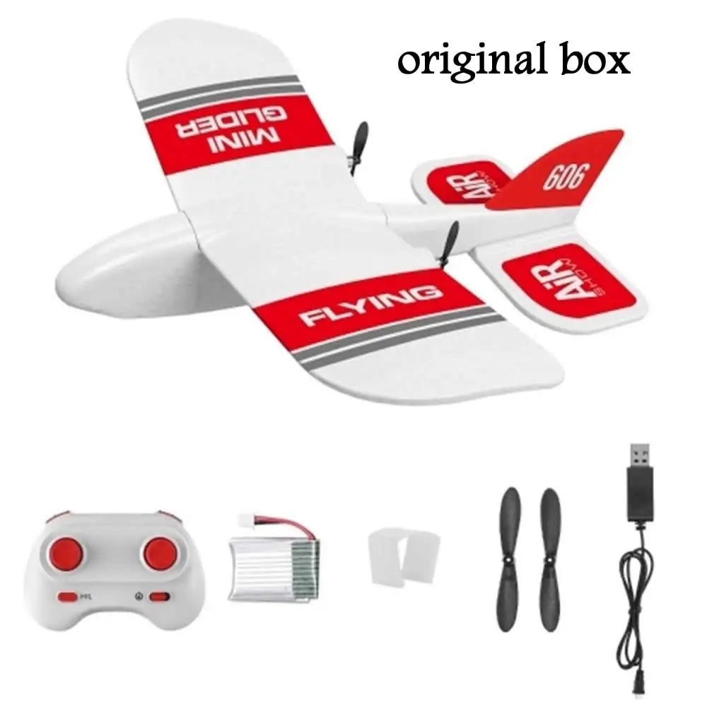 DIY RC Plane Toy EPP Craft Foam Electric Outdoor Remote Control Glider FX-801 901Remote Control Airplane DIY Fixed Wing Aircraft