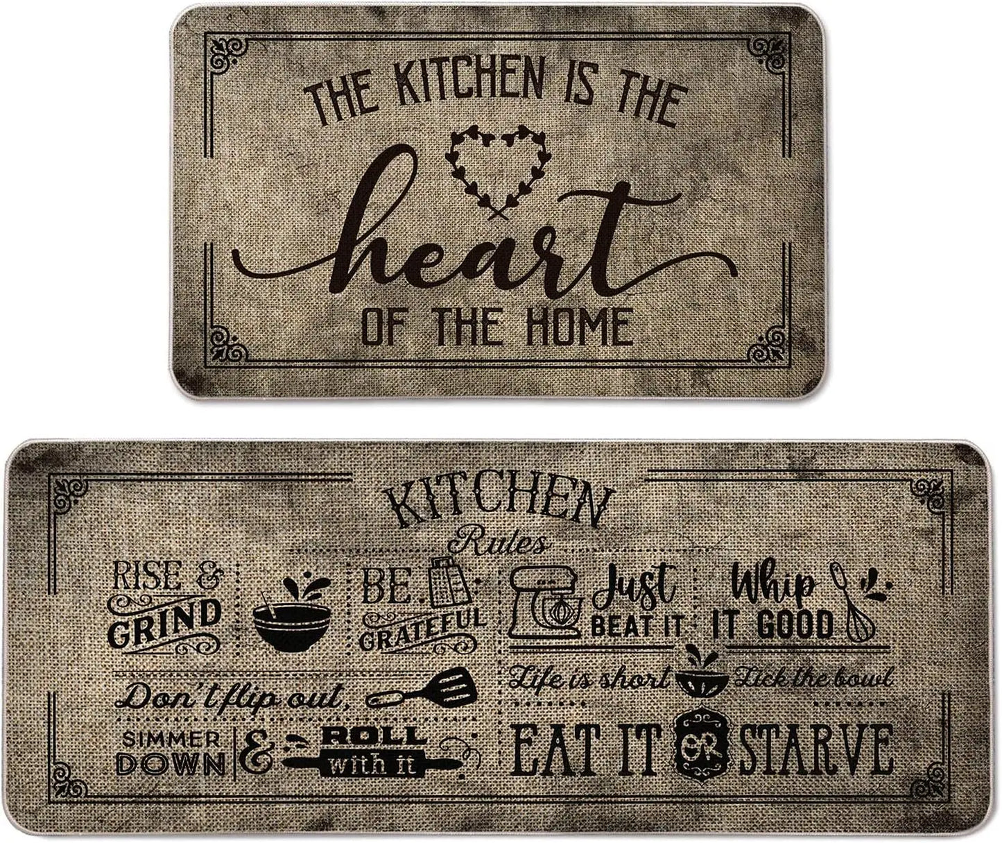 Kitchen Mat Non-slip Kitchen Rug Kitchen Carpet Absorbent Mat Hallway Bedroom Living Room Long Floor Carpet Entrance Doormat