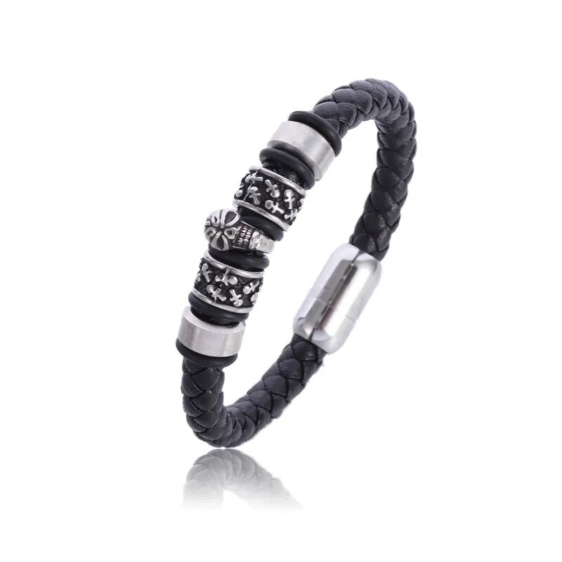 Vintage Skull Beaded Skull Bracelets Gothic Jewelry Accessories Gifts