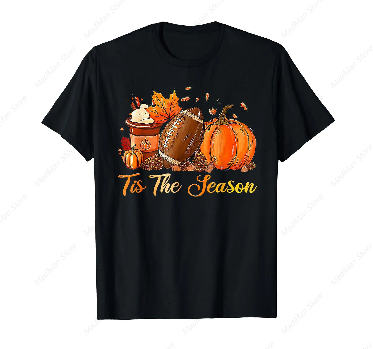 Pumpkin Spice Everything Shirt Cat Lover Cute Autumn Fall T-Shirt