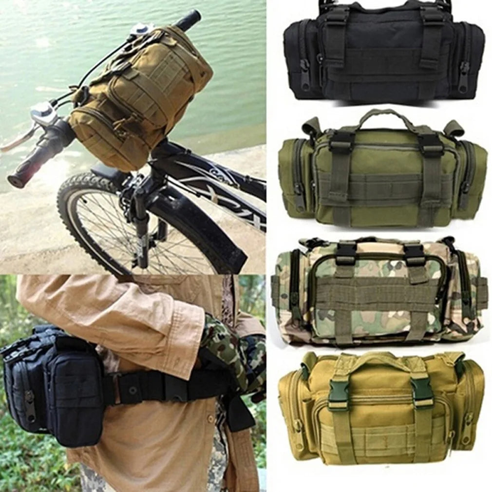 Fanny Pack for Men, Waterproof Cross-body Shoulder Sling Bag for Hiking, Outdoor Climbing Fishing Camping