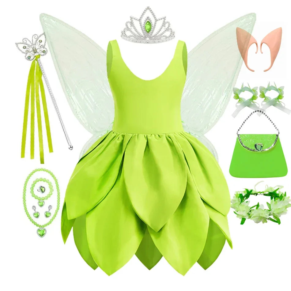EtherealBe Kids Tinker Bell Halloween Costume Set