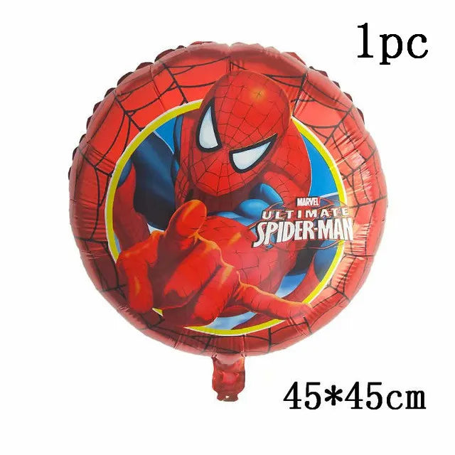 Super Hero Spiderman Foil Balloon Birthday Theme Party Decoration Baby Shower Inflatable Toy Air Globos Supplies