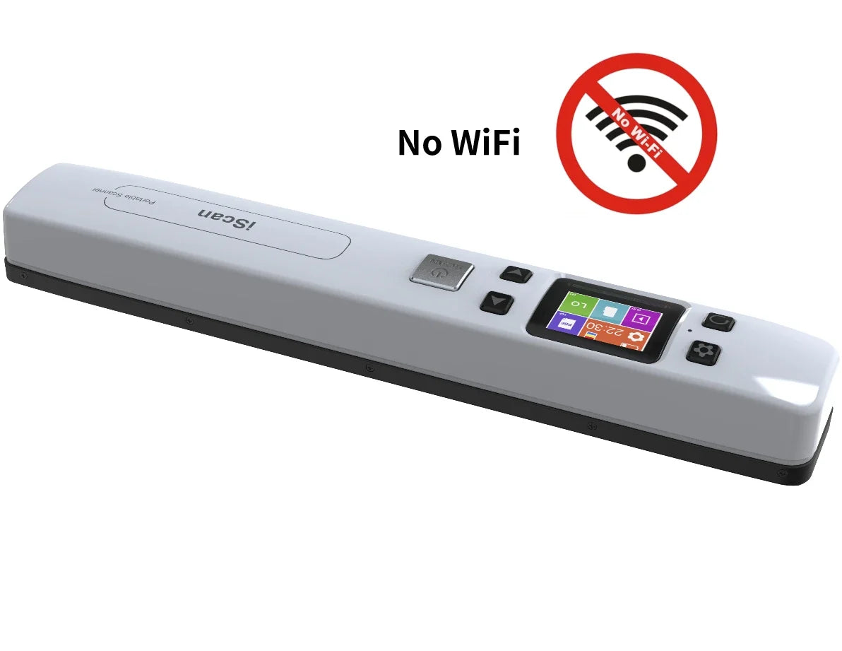 Handheld Flat Scanner HD Scanner 1050DPI Portable WIFI Wireless Scanner for Documents Homework Scan Photos JPG/PDF No Driver