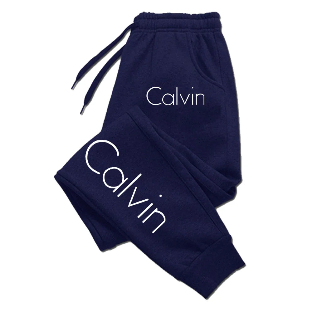 Casual Printed Sports Running Trousers Men Women  Long Pants