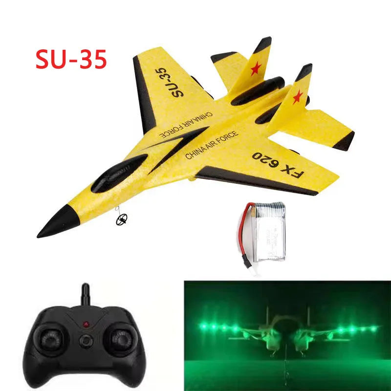DIY RC Plane Toy EPP Craft Foam Electric Outdoor Remote Control Glider FX-801 901Remote Control Airplane DIY Fixed Wing Aircraft