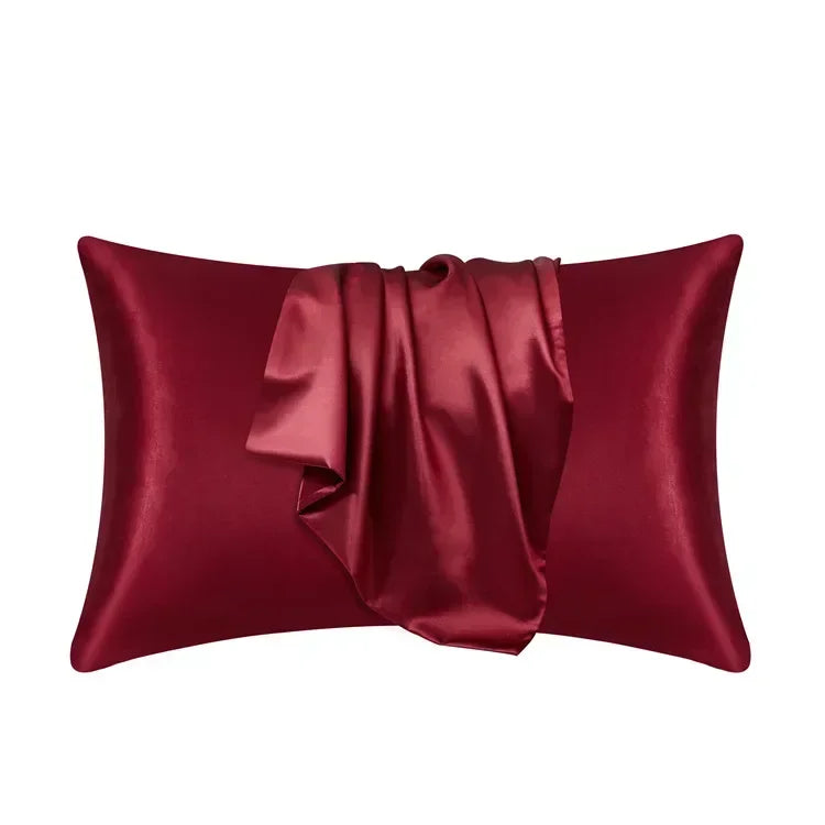 100% Silk Pillowcase  Silky Satin Comfortable Pillow Covers.