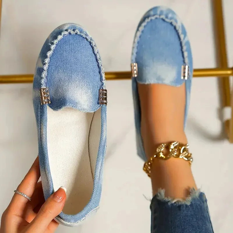 Women Flats New Casual Lightweight Flat Loafers Shoes Trendy Versatile Comfortable Mary Jane Shoes for Women Zapatos De Mujer