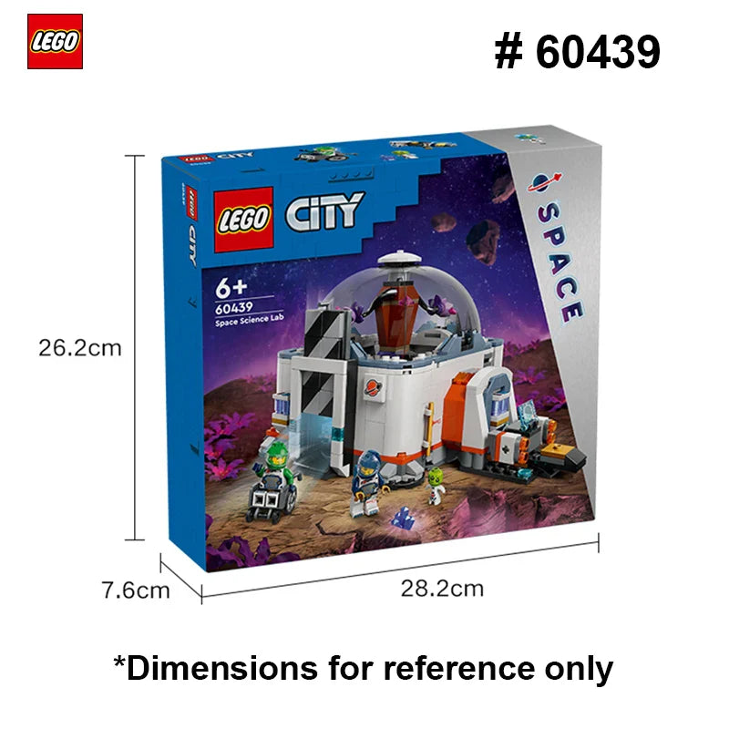 LEGO 60439 Space Science Lab CITY series 560pcs Buiding Blocks Model Kit DIY Toys For Boys Girl Children Gift ages 6+
