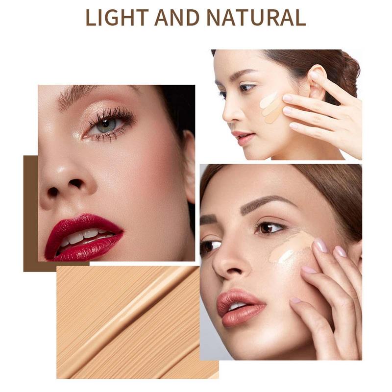 Liquid Foundation Makeup Long Lasting Concealers Full Coverage Clear Face Makeup For Hiding Pores And Blemishes Evening Skin