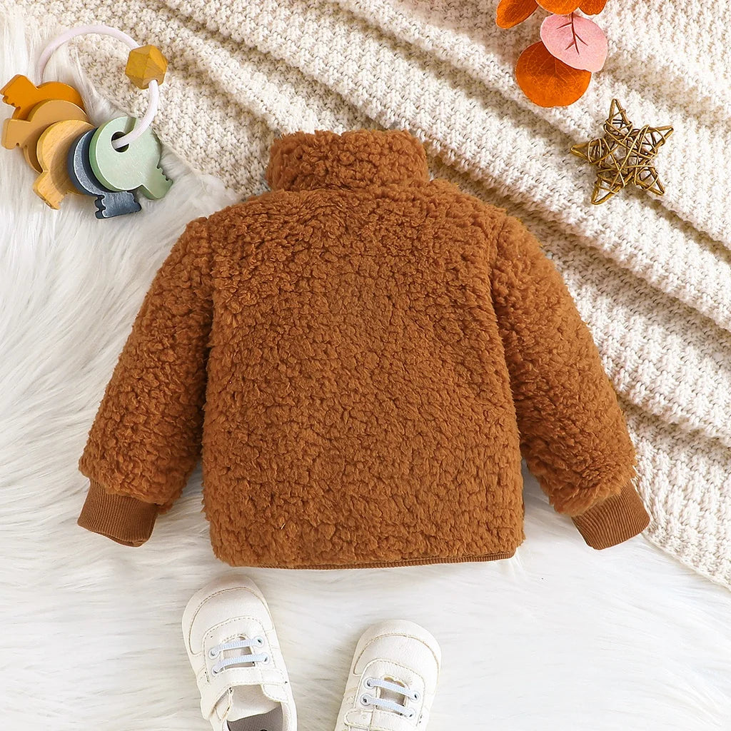 Newborn Outwear Baby Kids Clothes 3-36 Months Fashion Long Sleeve Warm Winter for  Children