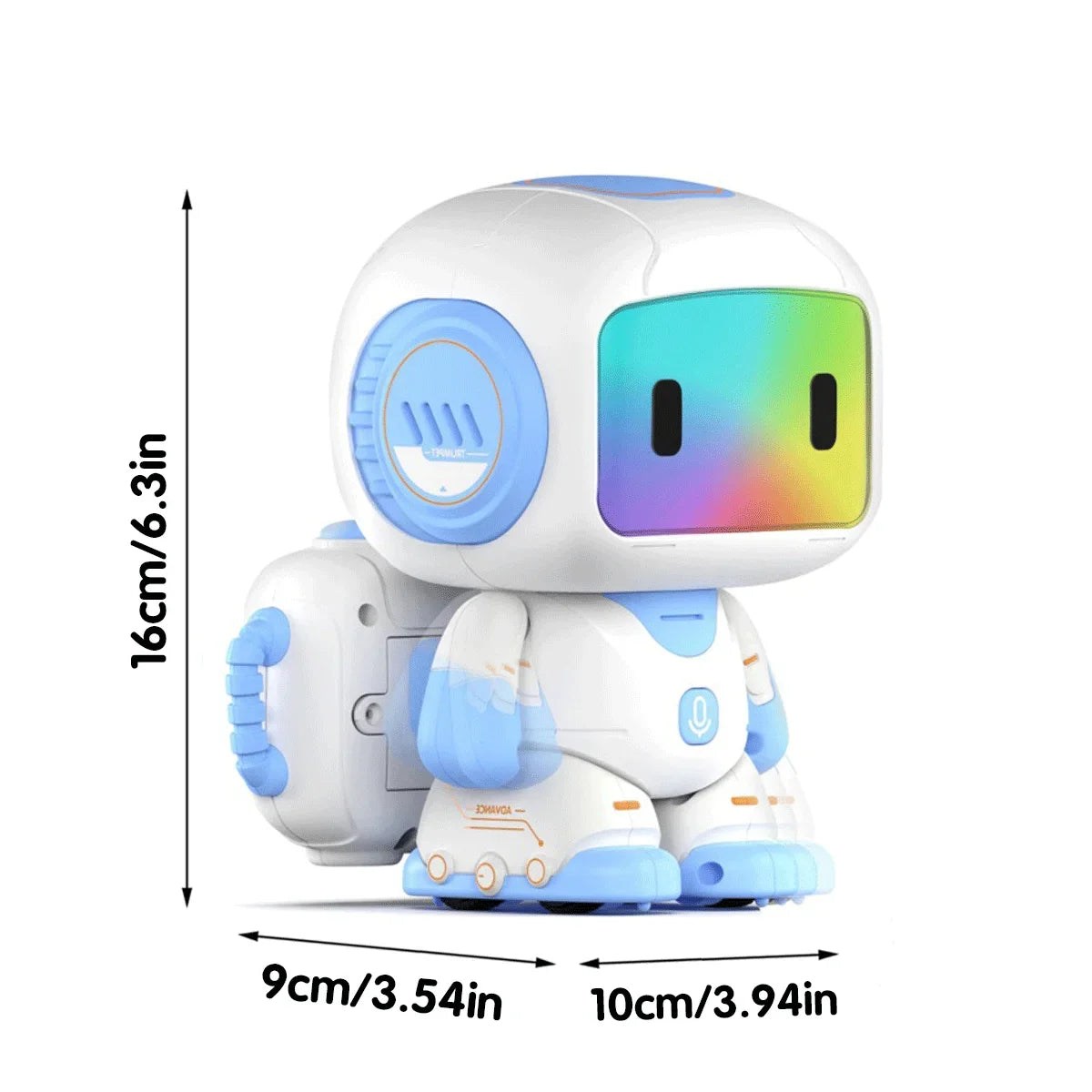 Intelligent Remote Control Robot, Interactive Recording, Lighting, Music, Dance Toys, Birthday Gifts for Boys and Girls