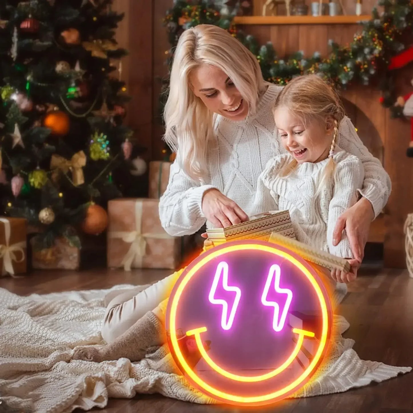 Smiley Face Neon Sign  Pink Neon Sign Led Sign for Bedroom Wall Room Bar Home Man Cave Decoration