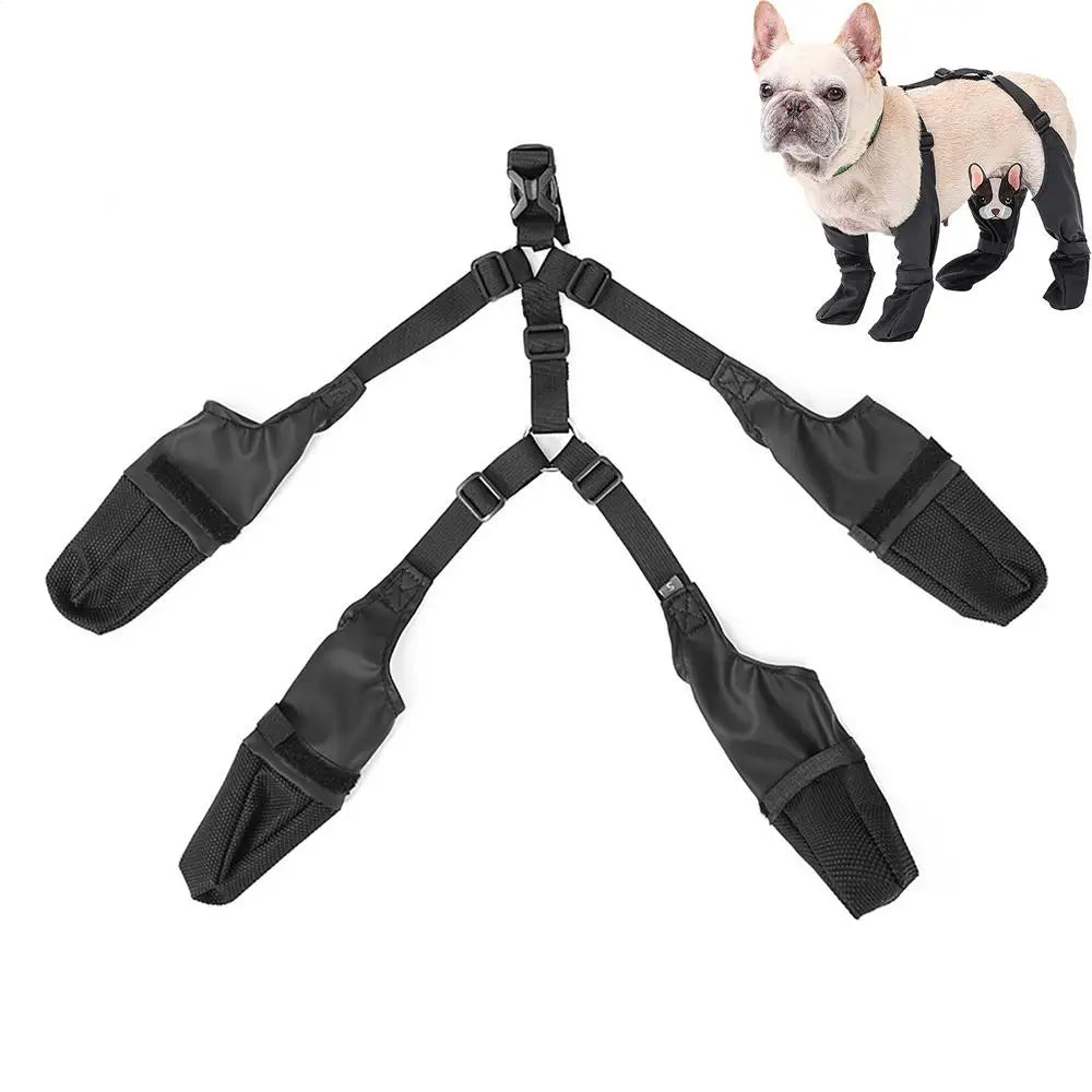 Dog Shoes Waterproof Ajustable Dog Boots Pet Breathable Shoes Soft French Bulldog Shoes Outdoor Protector Accessories Pet Supply