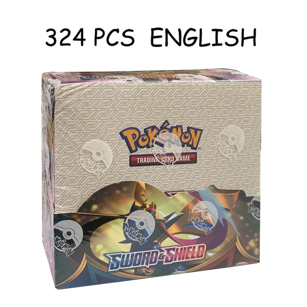 Pokémon Cards TCG: 324Pcs Scarlet & Violet Evolutions Booster Box 36 Pack Box Rare Booster Pack Vamx Collectible Card Toys Gifts