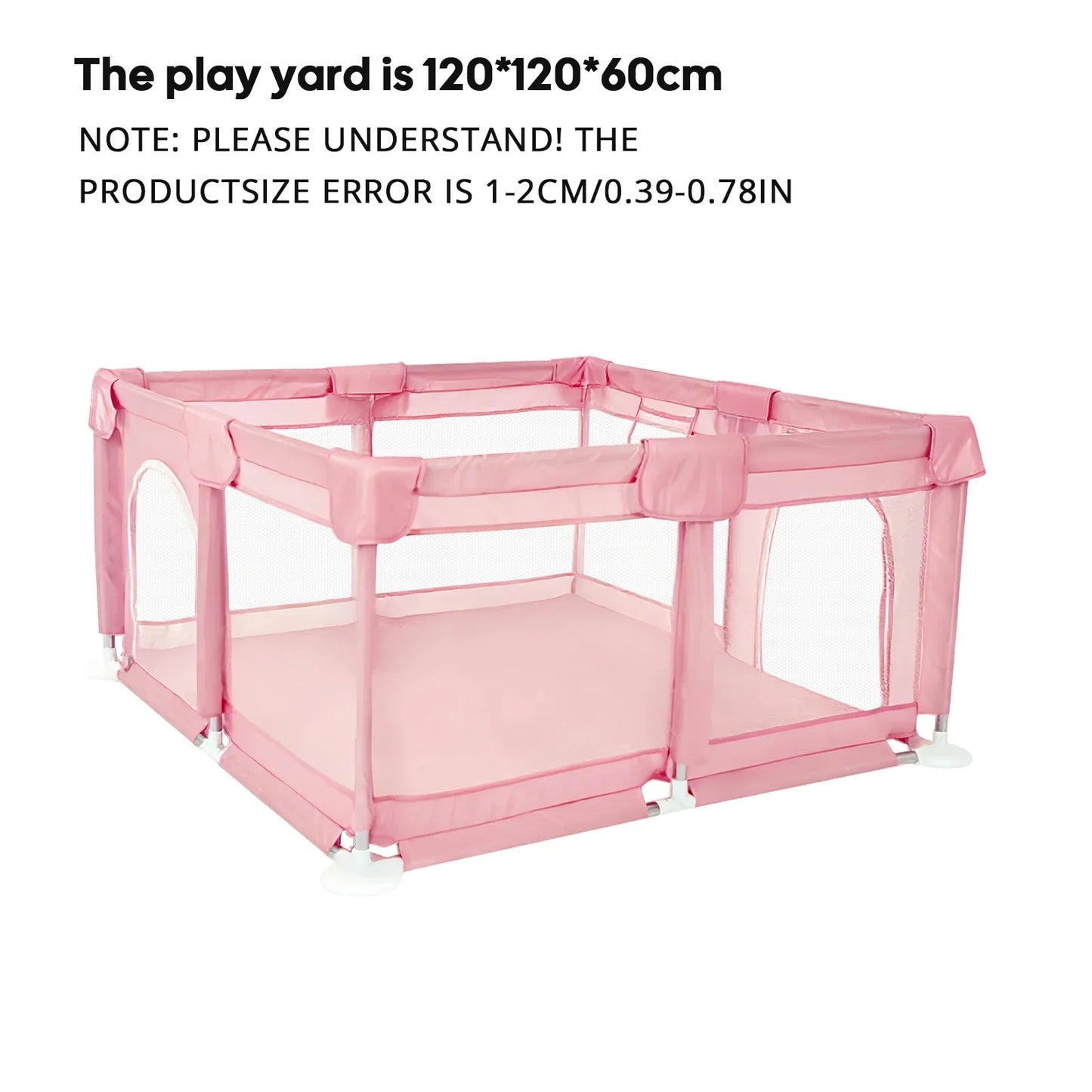 48"x48" Baby Playpen - Large Open-Floor Activity Center with Learning